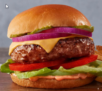 Order 11. Yummies Plant Based Beef Burger (Veggie) food online from Yummies store, Allen on bringmethat.com