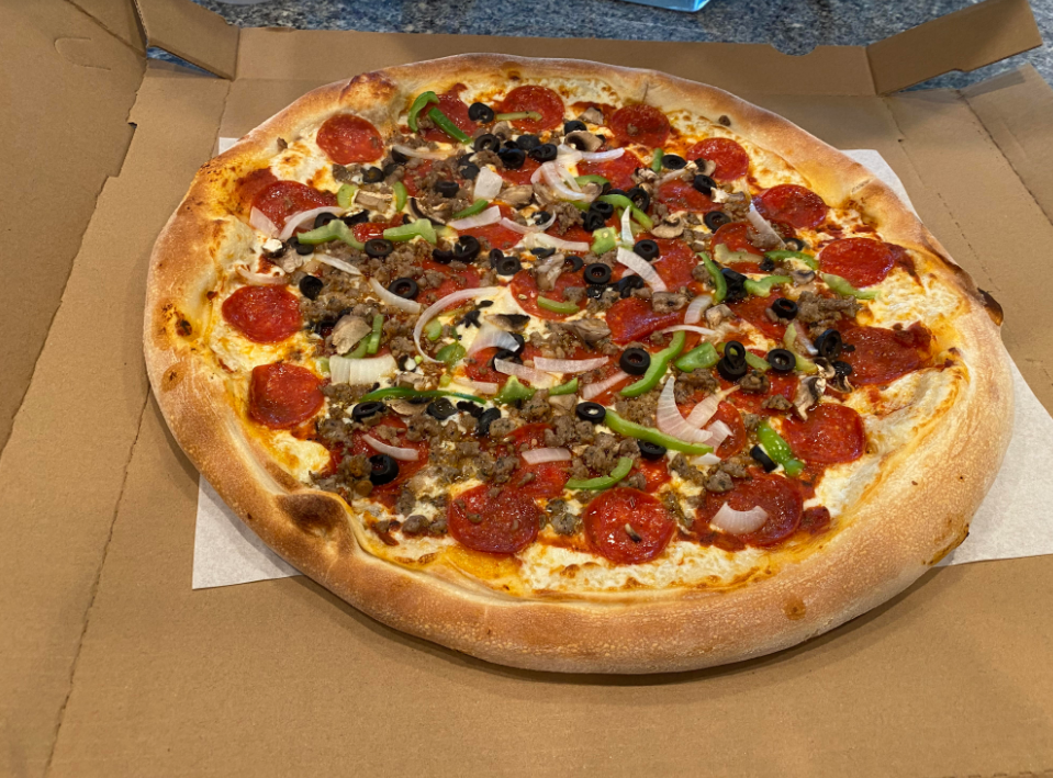 Order 18'' Build Your Own Pizza food online from Yonker's Pizza store, Dallas on bringmethat.com