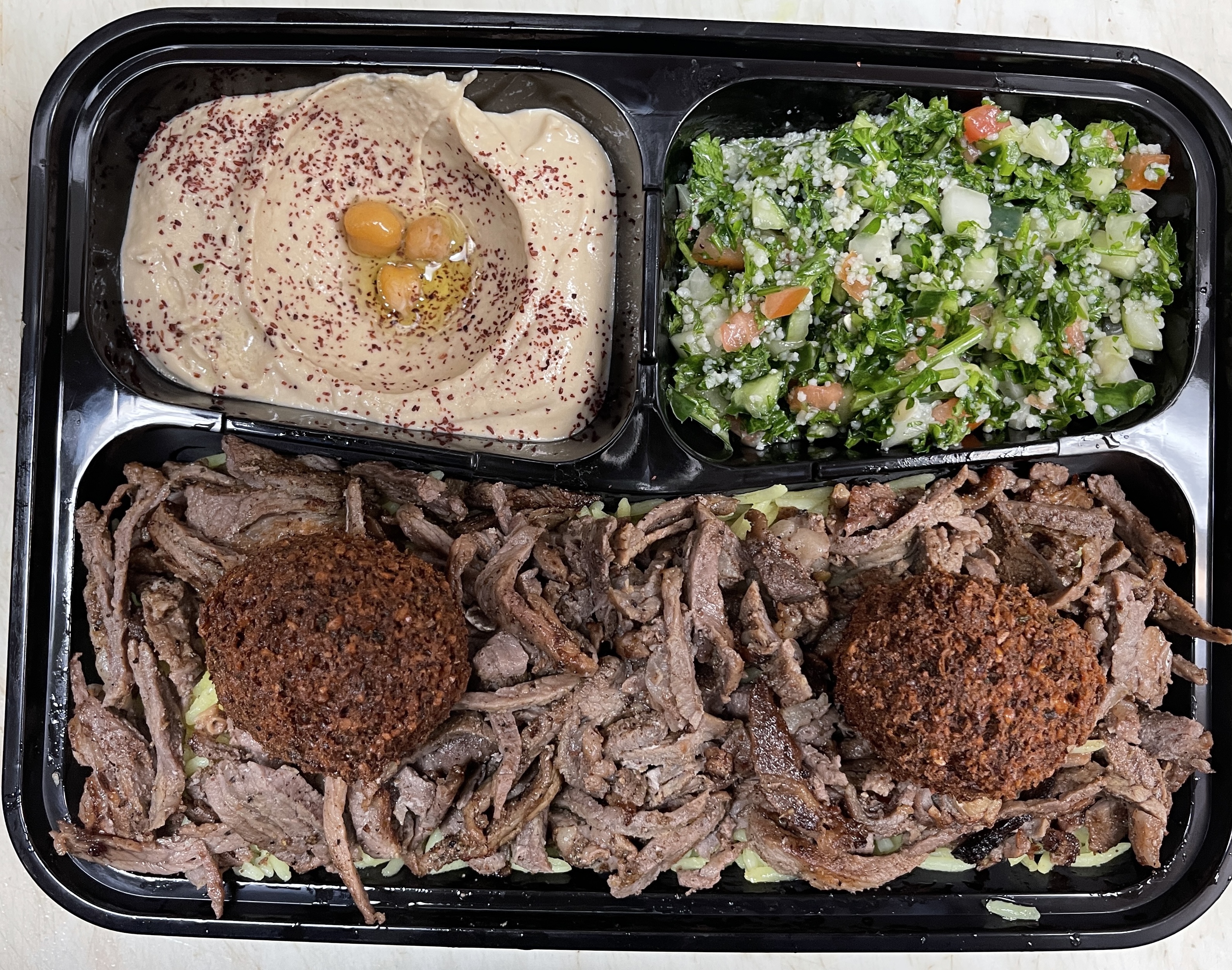Order Steak Shawarma Plate food online from Zam zam middle eastern grill store, Chicago on bringmethat.com