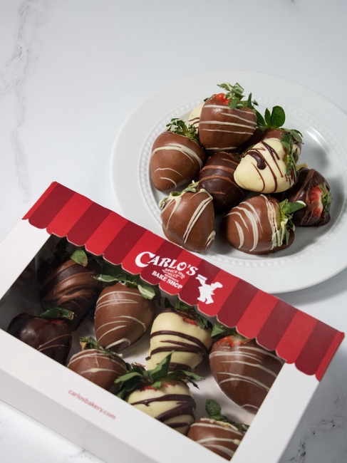 Order Chocolate-Dipped Strawberries Large Box food online from Carlo's Bakery store, Bloomington on bringmethat.com