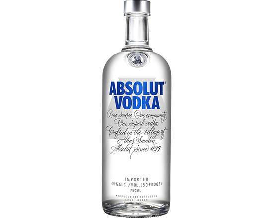 Order Absolut Vodka, 750mL liquor (40% ABV) food online from Samco Food Store store, Bakersfield on bringmethat.com