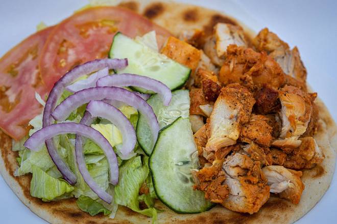 Order Chicken Shawarma Wrap food online from Halah New York Gyro Cart store, Jersey City on bringmethat.com