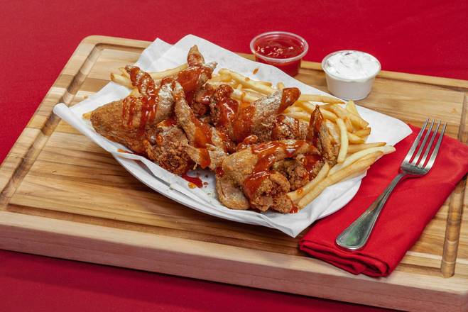 Order 12 Wings with Fries food online from Star Gyros store, Chicago on bringmethat.com