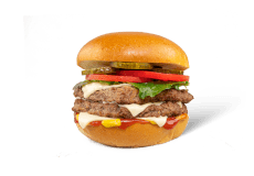 Order Burgers and Fries - Double All American Cheeseburger food online from Wawa store, Portsmouth on bringmethat.com