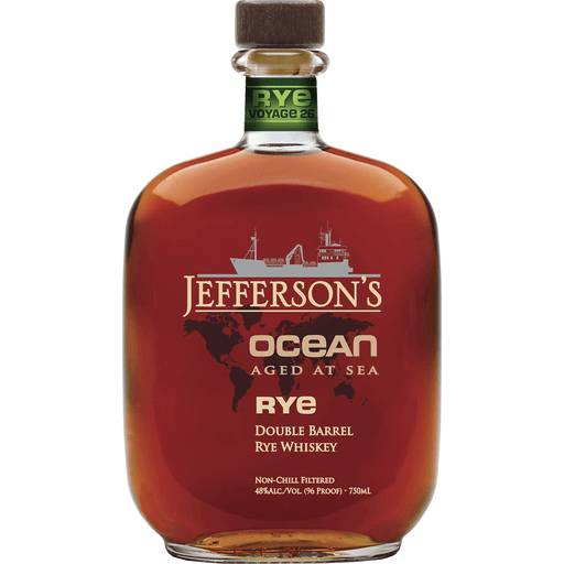 Order Jefferson Rye Ocean Double Barrel Bourbon (750 ML) 141494 food online from Bevmo! store, Fairfield on bringmethat.com