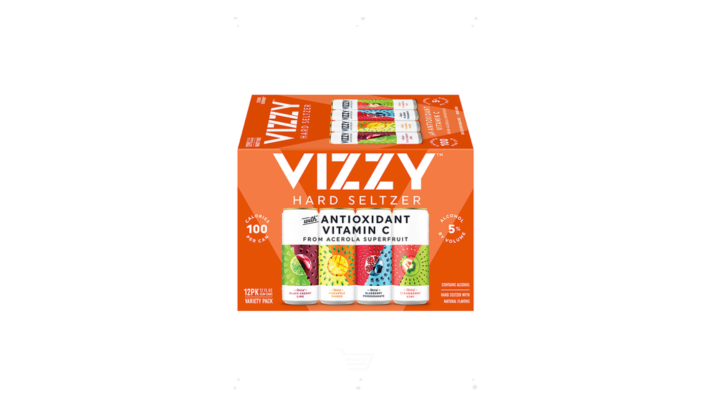Order Vizzy Hard Seltzer Variety Pack 12x 12oz Cans food online from Dimension Liquor store, Lake Forest on bringmethat.com