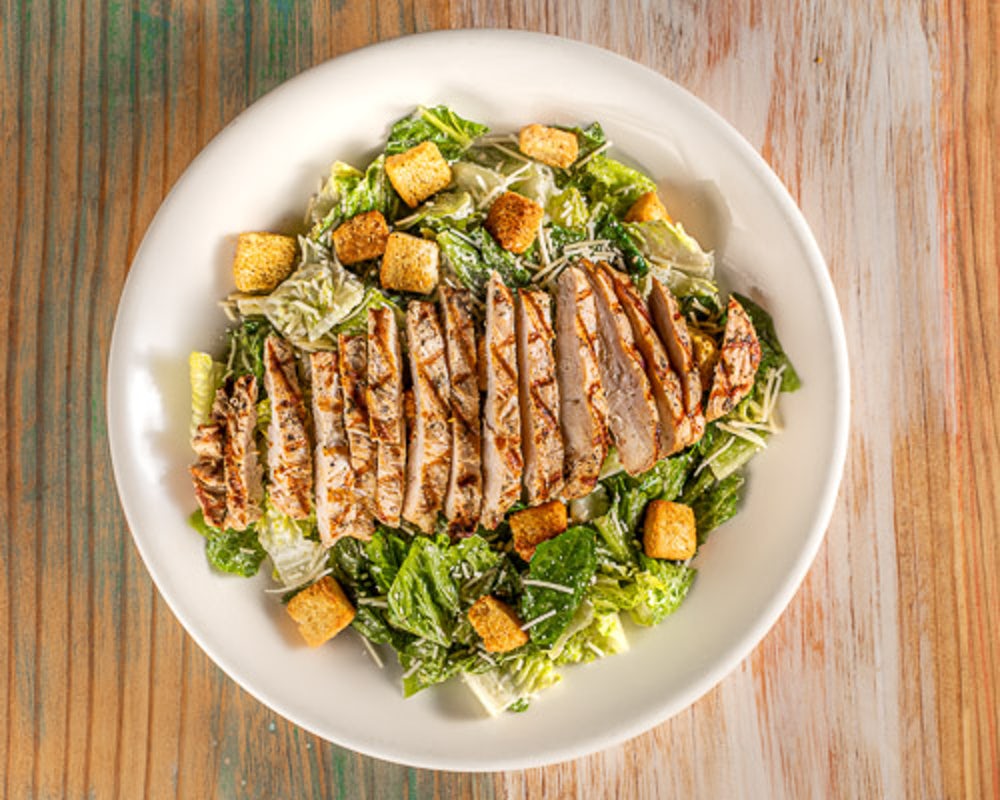 Order Caesar Salad with Chicken food online from Willie's Grill & Icehouse store, Houston on bringmethat.com