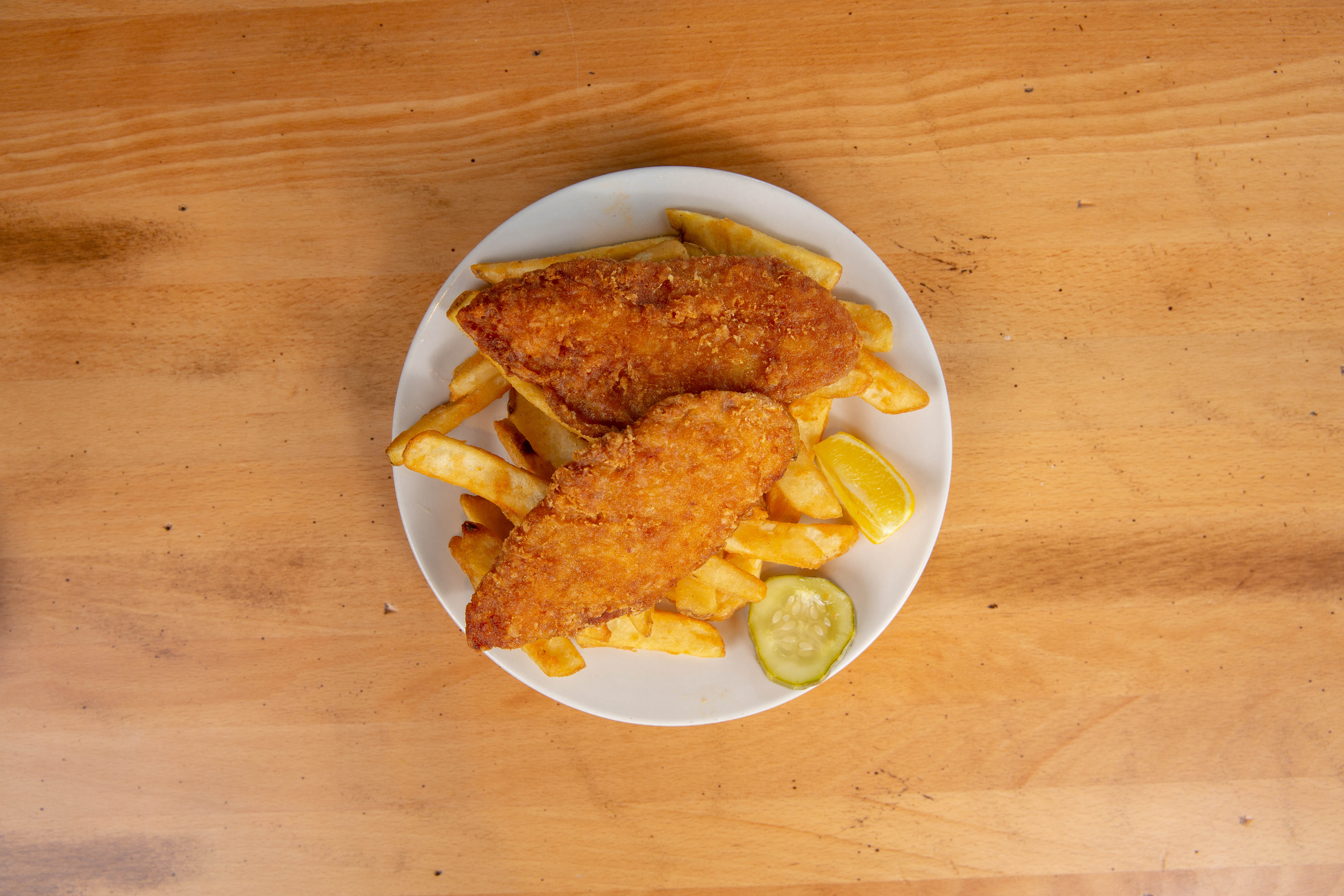 Order Fish and Chips food online from Upland College Ave store, Indianapolis on bringmethat.com