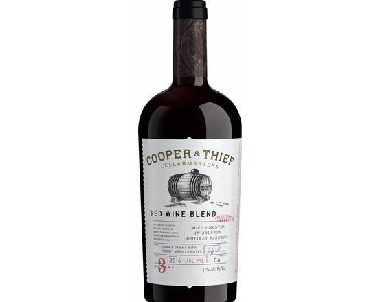 Order Cooper & Thief Cellarmasters, Red Blend Aged in Bourbon Barrels750ML food online from House Of Wine store, New Rochelle on bringmethat.com