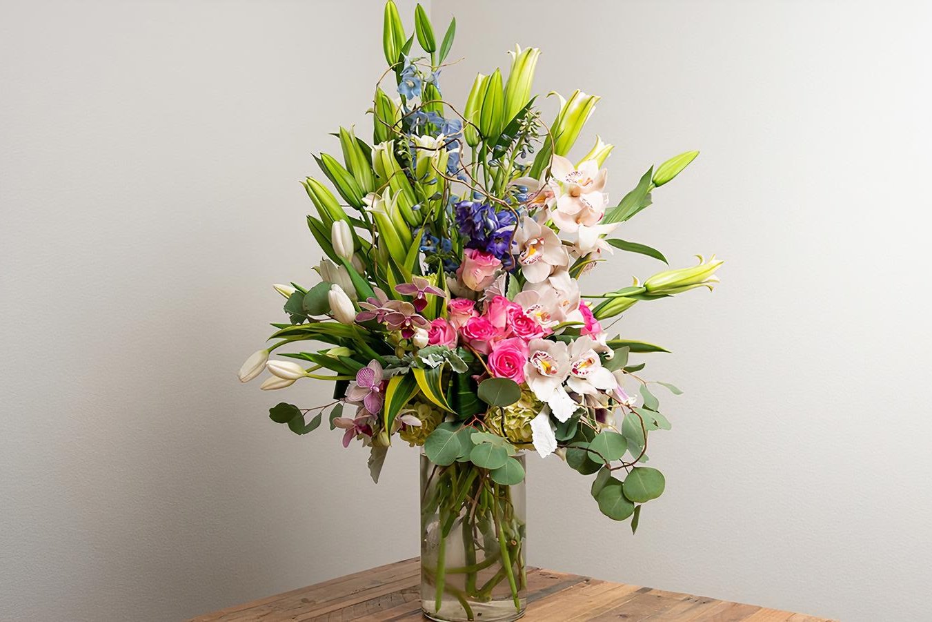 Order Deluxe Arrangement in a vase food online from @Flowers store, Santa Barbara on bringmethat.com