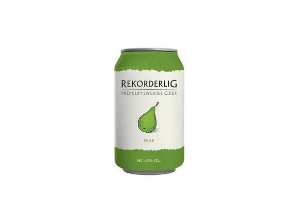 Order Rekorderlig Hard Pear Cider - 4x 11.2oz Cans food online from Bear Creek Spirits & Wine store, Colleyville on bringmethat.com