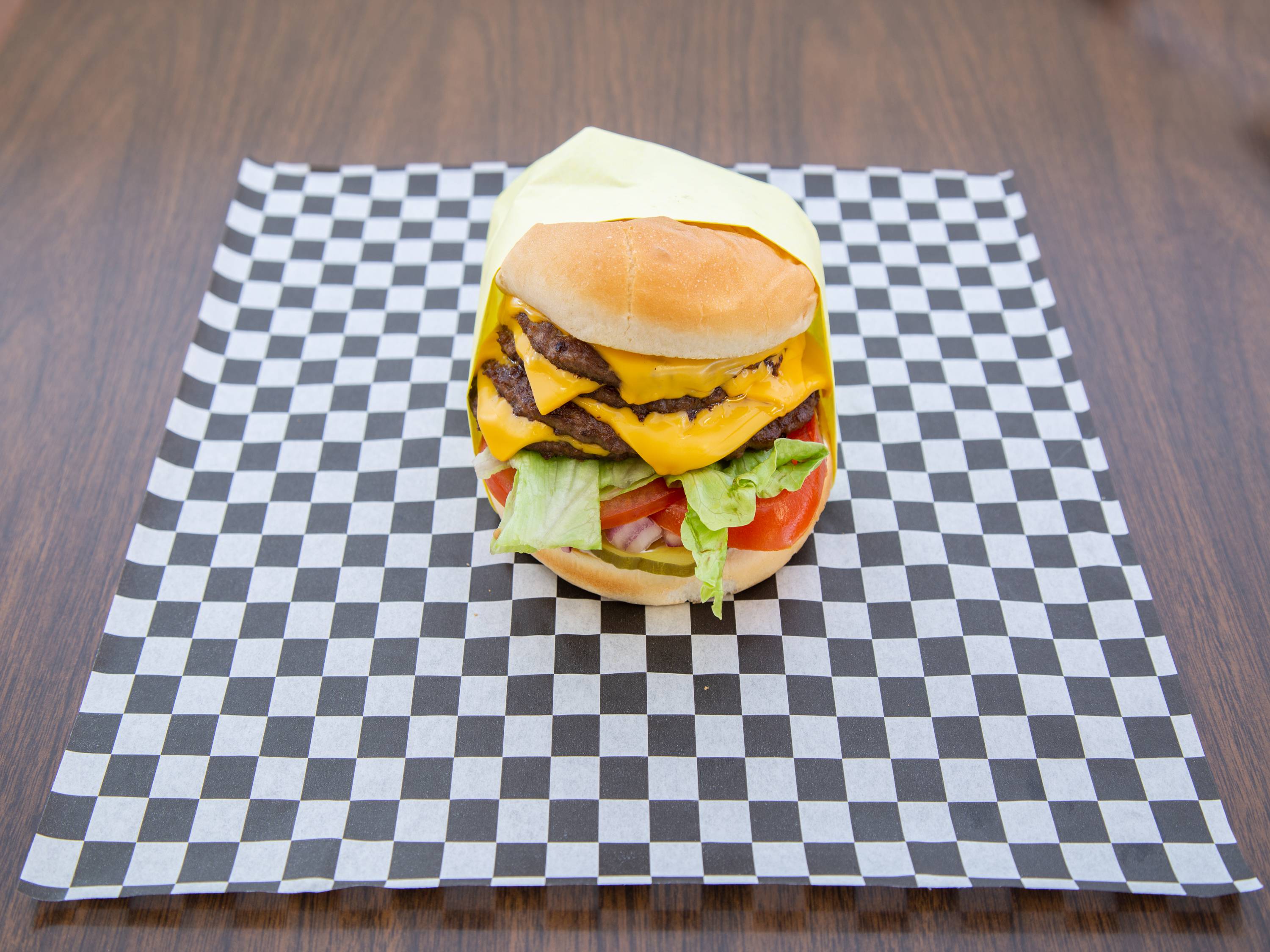 Order Volcano Cheeseburger food online from Pop 50 Place store, Redding on bringmethat.com
