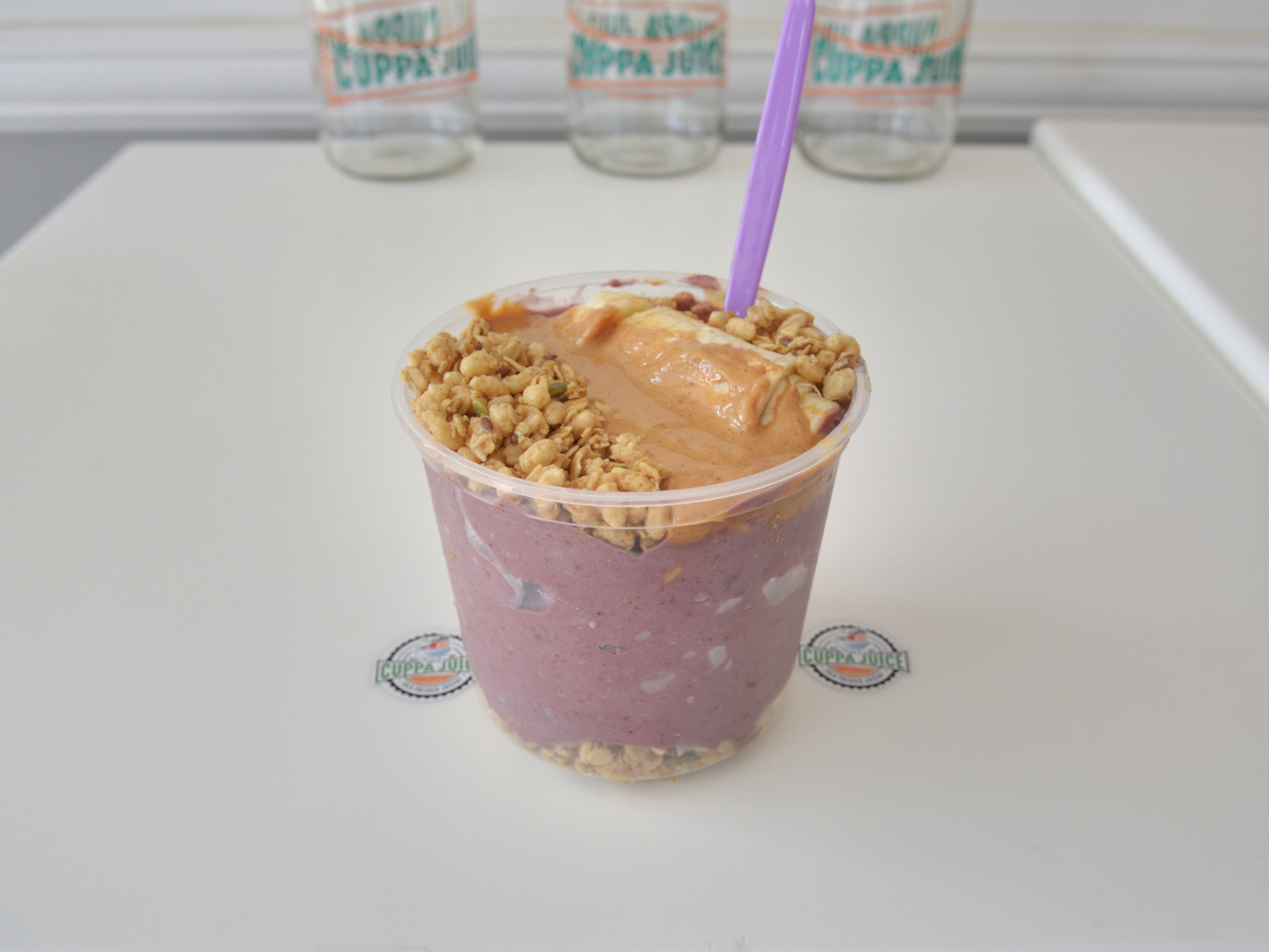 Order Peanut Butter Date Bowl food online from Cuppa Juice Cold Pressed Juicery store, San Marcos on bringmethat.com
