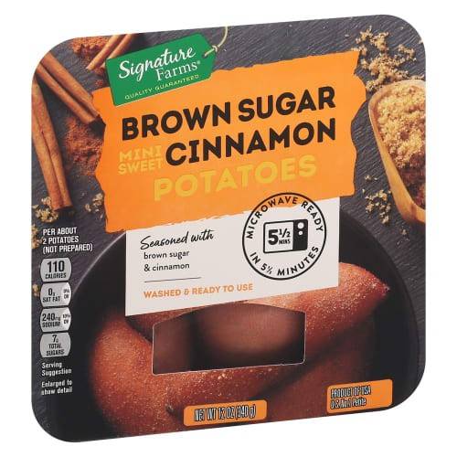 Order Signature Farms · Mini Sweet Brown Sugar Cinnamon Potatoes (12 oz) food online from Albertsons store, Lafayette on bringmethat.com