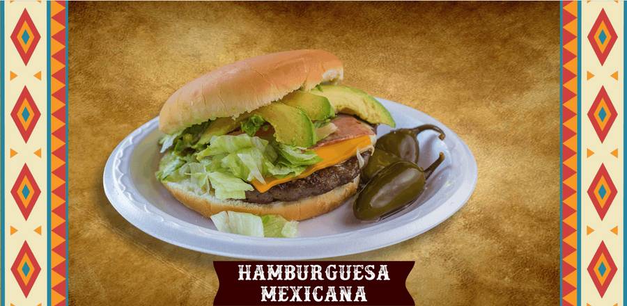 Order Hamburguesa food online from El Venado store, Laredo on bringmethat.com