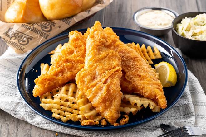 Order Beer-Battered Fish food online from Logan's Roadhouse store, Jackson on bringmethat.com