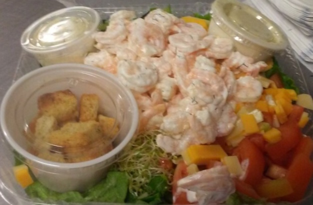 Order Shrimp Chef Salad food online from Roly Poly Rolled Sandwiches store, Lafayette on bringmethat.com