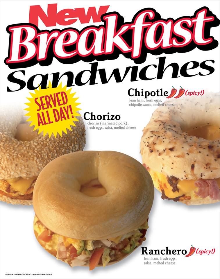 Order Chorizo Breakfast Sandwich food online from Yum Yum Donuts store, Lemon Grove on bringmethat.com