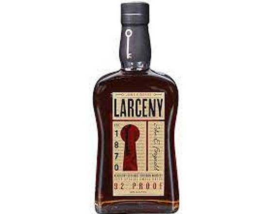 Order LARCENY Kentucky Straight Borbon Whiskey 750 ml 46% food online from Pacific Liquor Market store, Bell Gardens on bringmethat.com