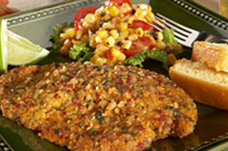 Order Tortilla Lime Crusted Tilapia Fillet food online from Dixon Seafood Shoppe store, Peoria on bringmethat.com