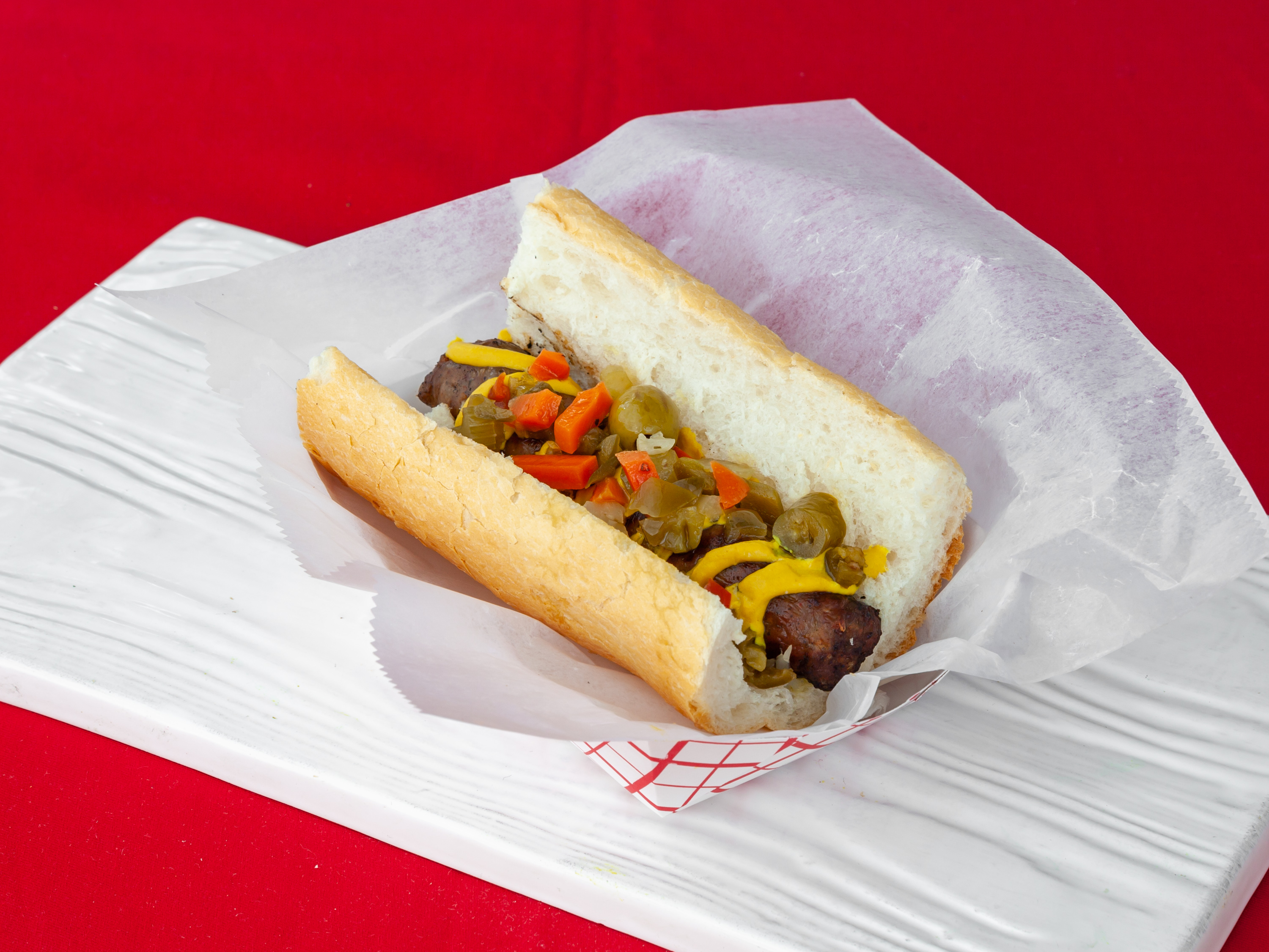 Order Italian Sausage Sandwich food online from Morry's Deli store, Chicago on bringmethat.com