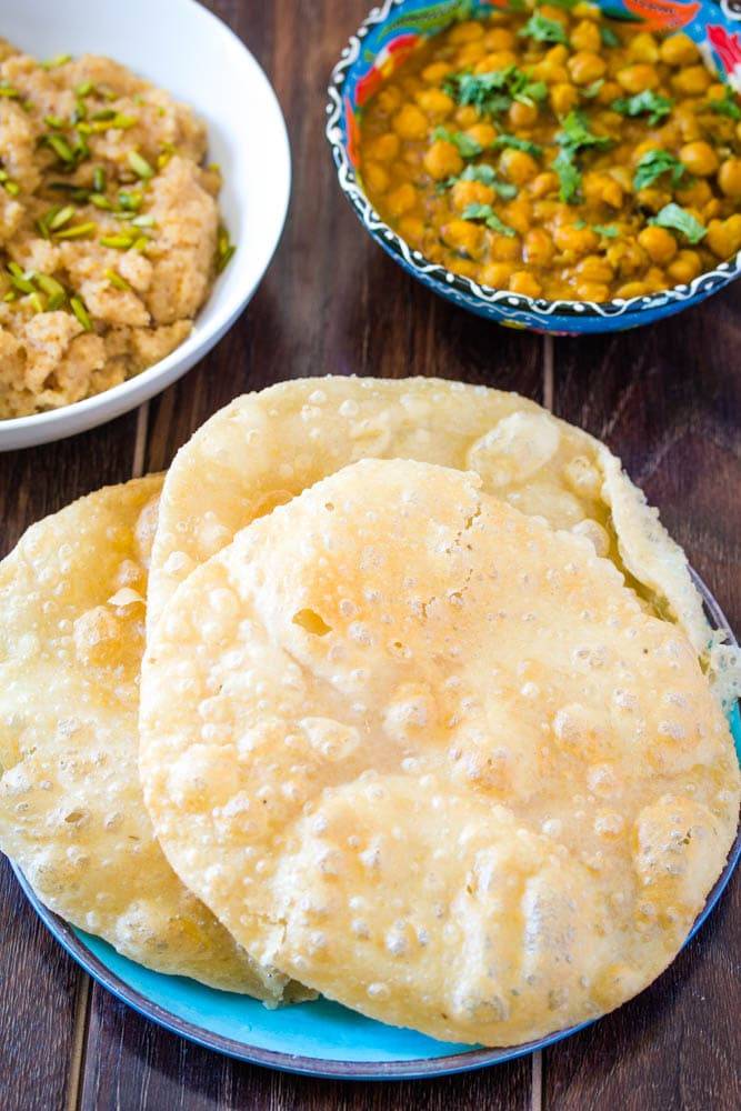 Order Halwa puri with chana  food online from Mashallah Sweets and Restaurant store, New York on bringmethat.com