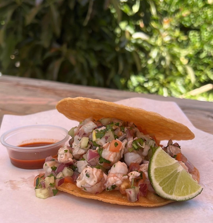 Order Ceviche Toastada food online from Aguas Way store, Long Beach on bringmethat.com