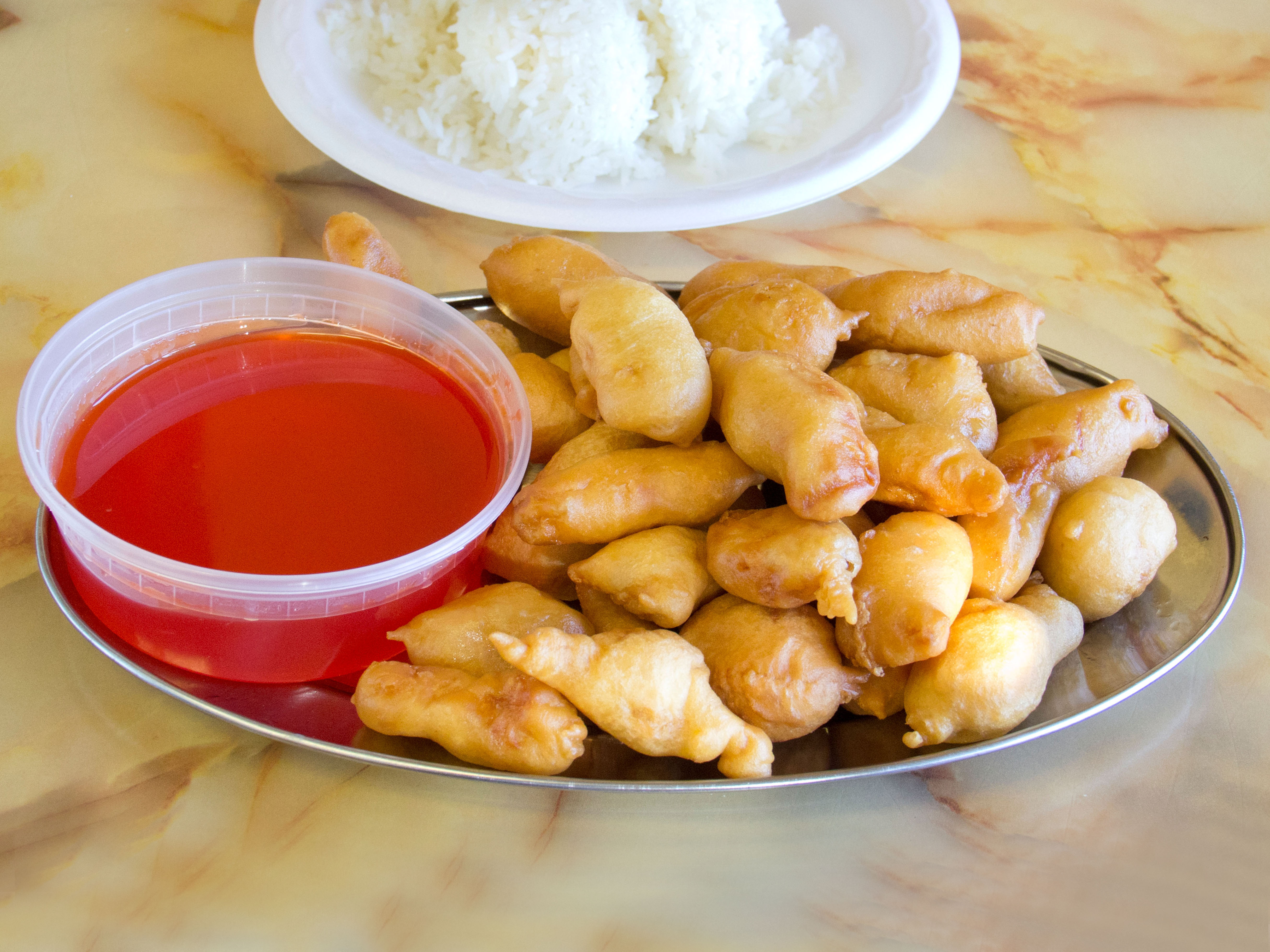 Order 98. Sweet and Sour Chicken food online from China King store, Nashville on bringmethat.com