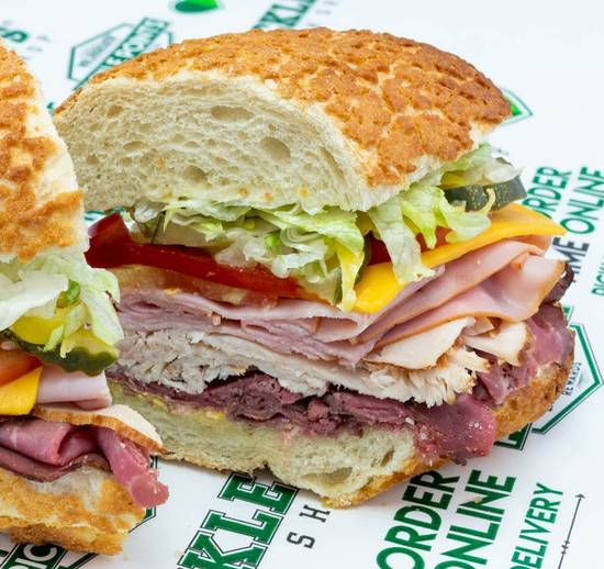 Order The Hero food online from Mr. Pickle Sandwich Shop store, San Ramon on bringmethat.com