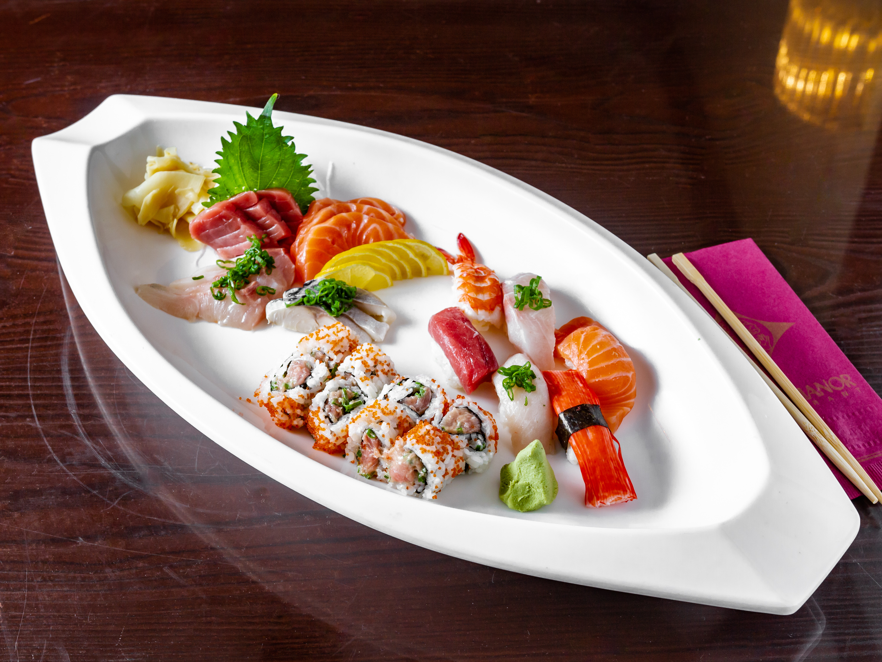 Order Sushi and Sashimi Combo food online from Hunan Manor store, Columbia on bringmethat.com