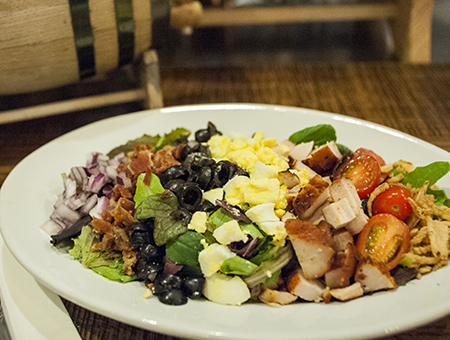 Order Smoked Candied Bacon Cobb Salad food online from Qbb store, Mountain View on bringmethat.com