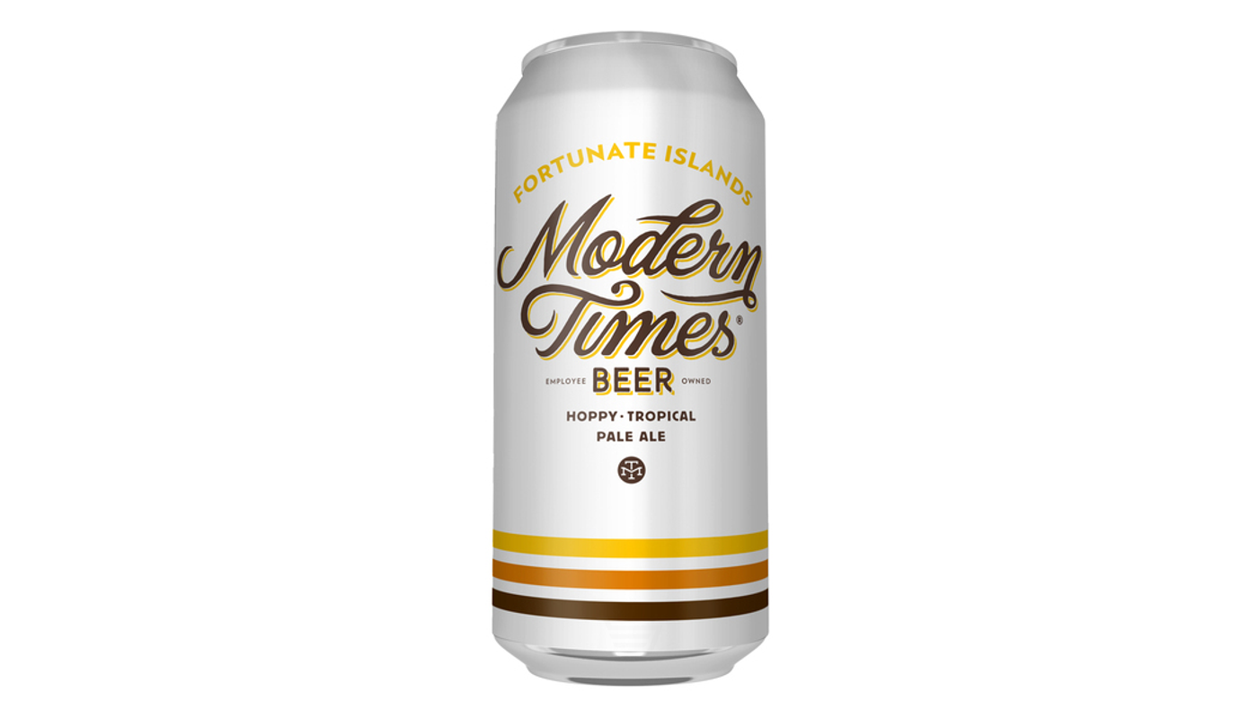 Order Modern Times Fortunate Islands Pale Ale 4 pack 16oz Cans food online from House Of Cigar & Liquor store, Redondo Beach on bringmethat.com