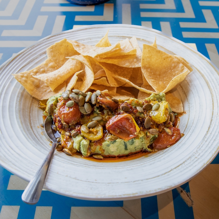 Order Spicy Guac (Vegan / Gluten-Free) food online from BelAir Cantina - Madison store, Madison on bringmethat.com