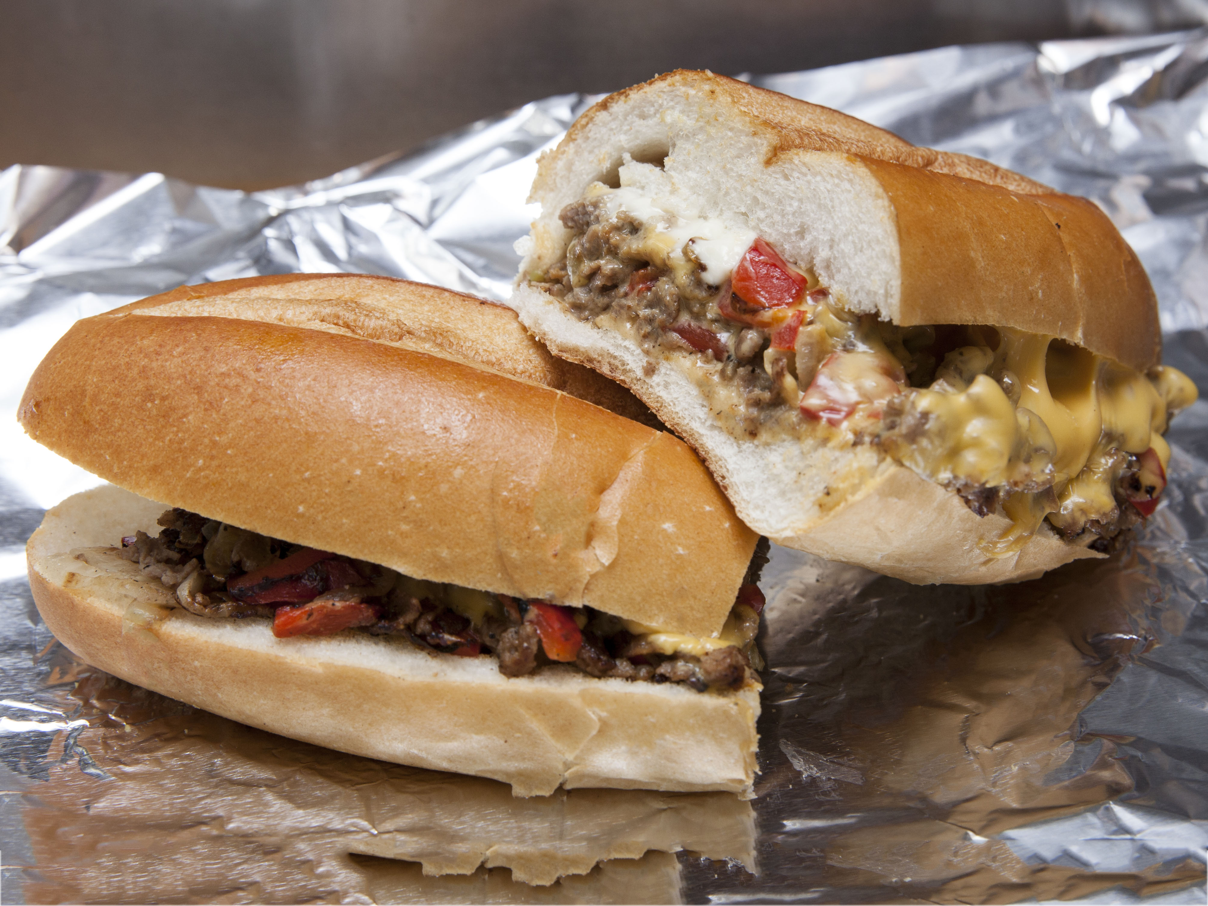 Order H1. Philly Cheese Steak Sandwich food online from Crescent Gourmet store, Astoria on bringmethat.com