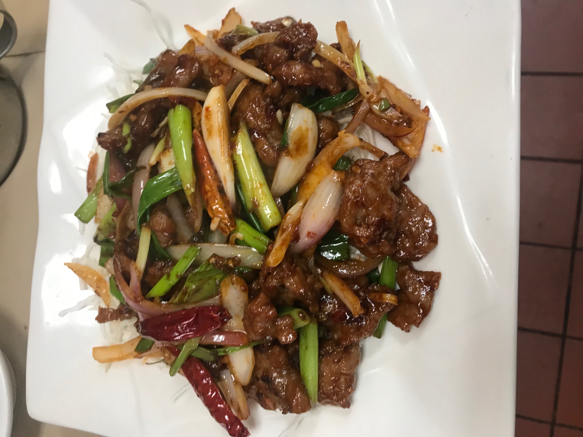 Order Mongolian Beef food online from Flowering Tea House store, Petaluma on bringmethat.com