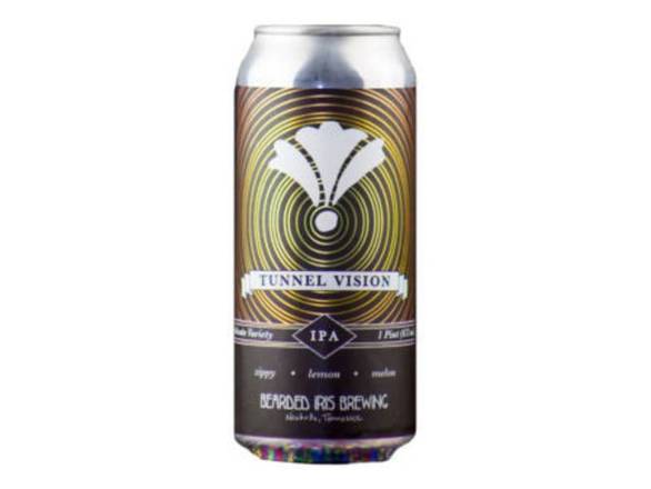 Order Bearded Iris Tunnel Vision IPA (DDH w/ Citra) - 4x 16oz Cans food online from Eagle Liquor & Wine store, Chattanooga on bringmethat.com