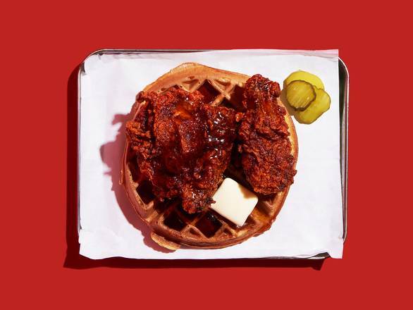 Order Nashville Hot Fried Chicken and Waffle food online from Hot Chx Nashville Hot Chicken store, San Diego on bringmethat.com