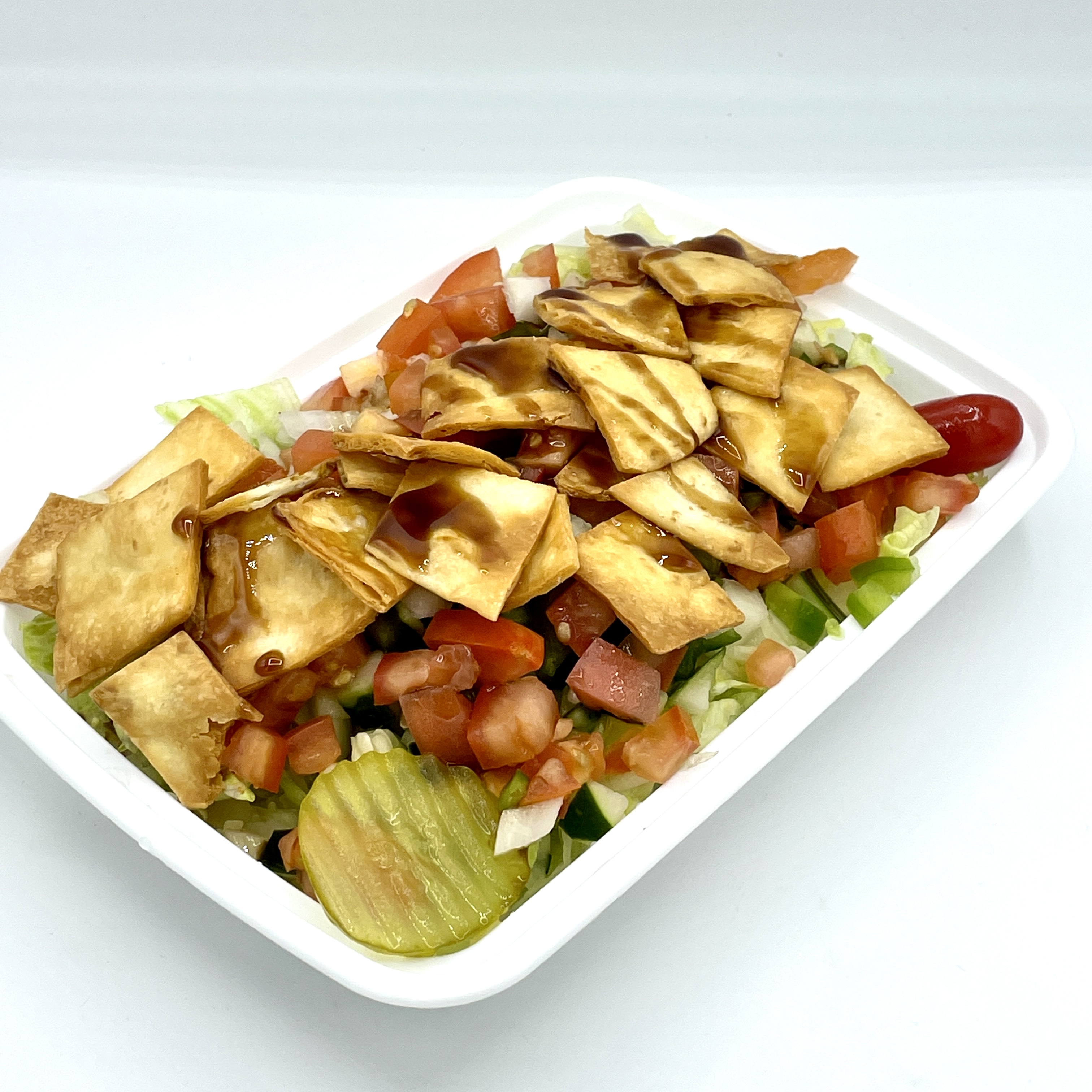 Order Fattosh Salad food online from Heroes Meal store, Midland on bringmethat.com