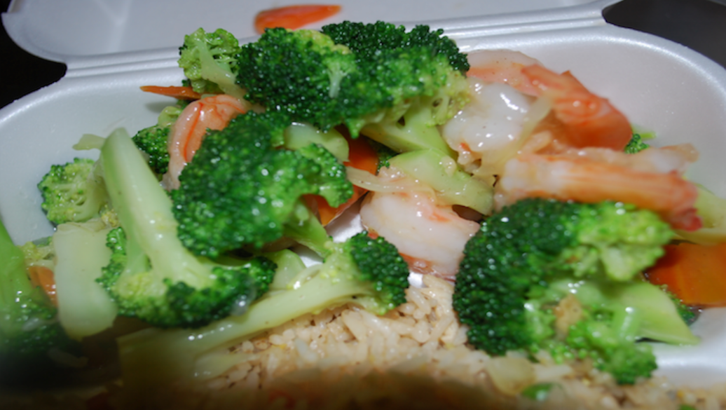 Order 53. Shrimp with Broccoli and White Sauce food online from Asianchef store, Tulsa on bringmethat.com