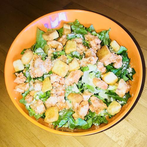 Order Buffalo Chicken Caesar Salad (350 Cal) food online from Fired Pie store, Mesa on bringmethat.com