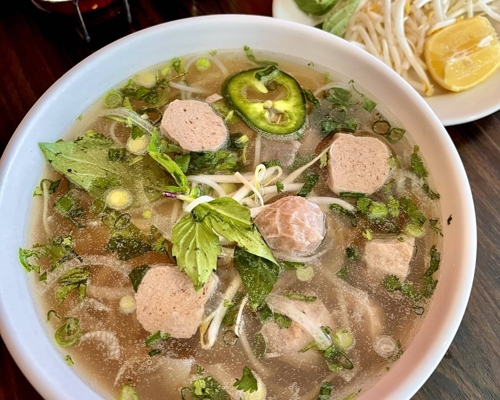 Order P6 Meatballs Pho food online from Indochine store, New Brunswick on bringmethat.com