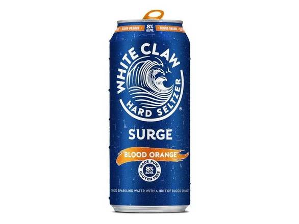 Order White Claw Hard Seltzer Surge Blood Orange - 16oz Can food online from Kirby Food & Liquor store, Champaign on bringmethat.com