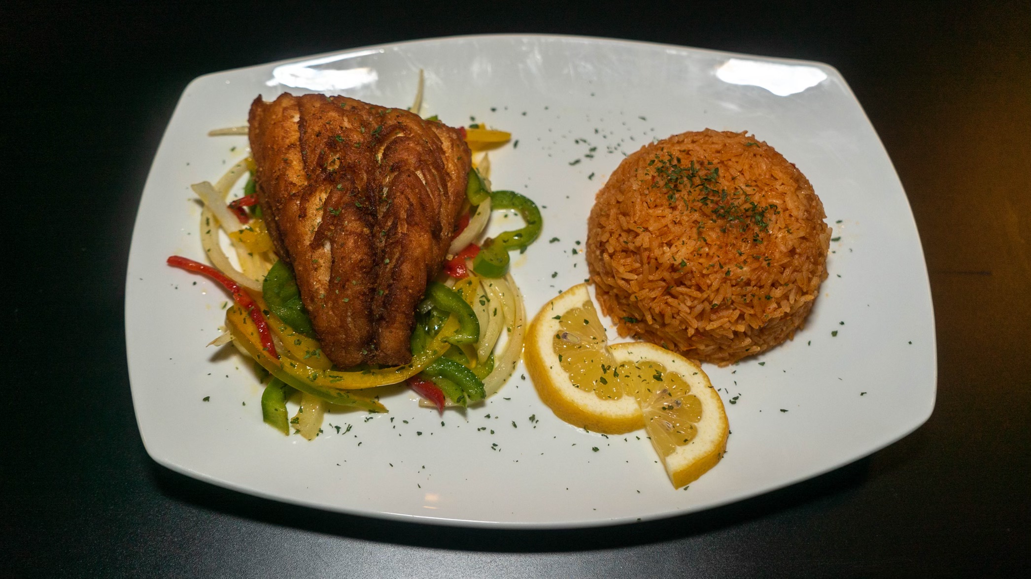 Order Red Snapper Filet food online from Primo African Quisine store, Cleveland on bringmethat.com