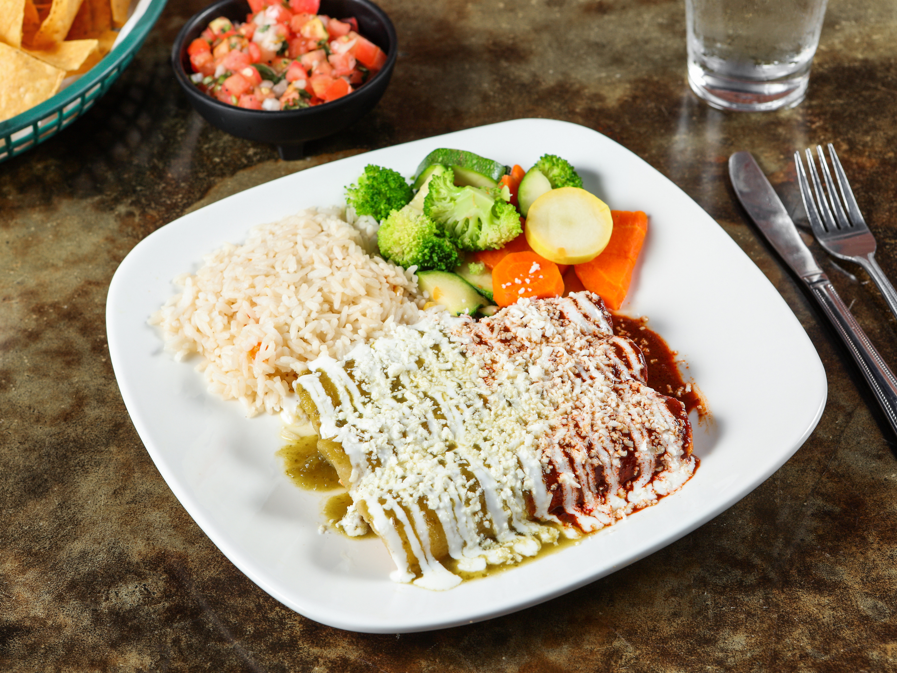 Order Enchiladas Rojas Specialty food online from La Palapa Mexican Gourmet Kitchen store, Pittsburgh on bringmethat.com