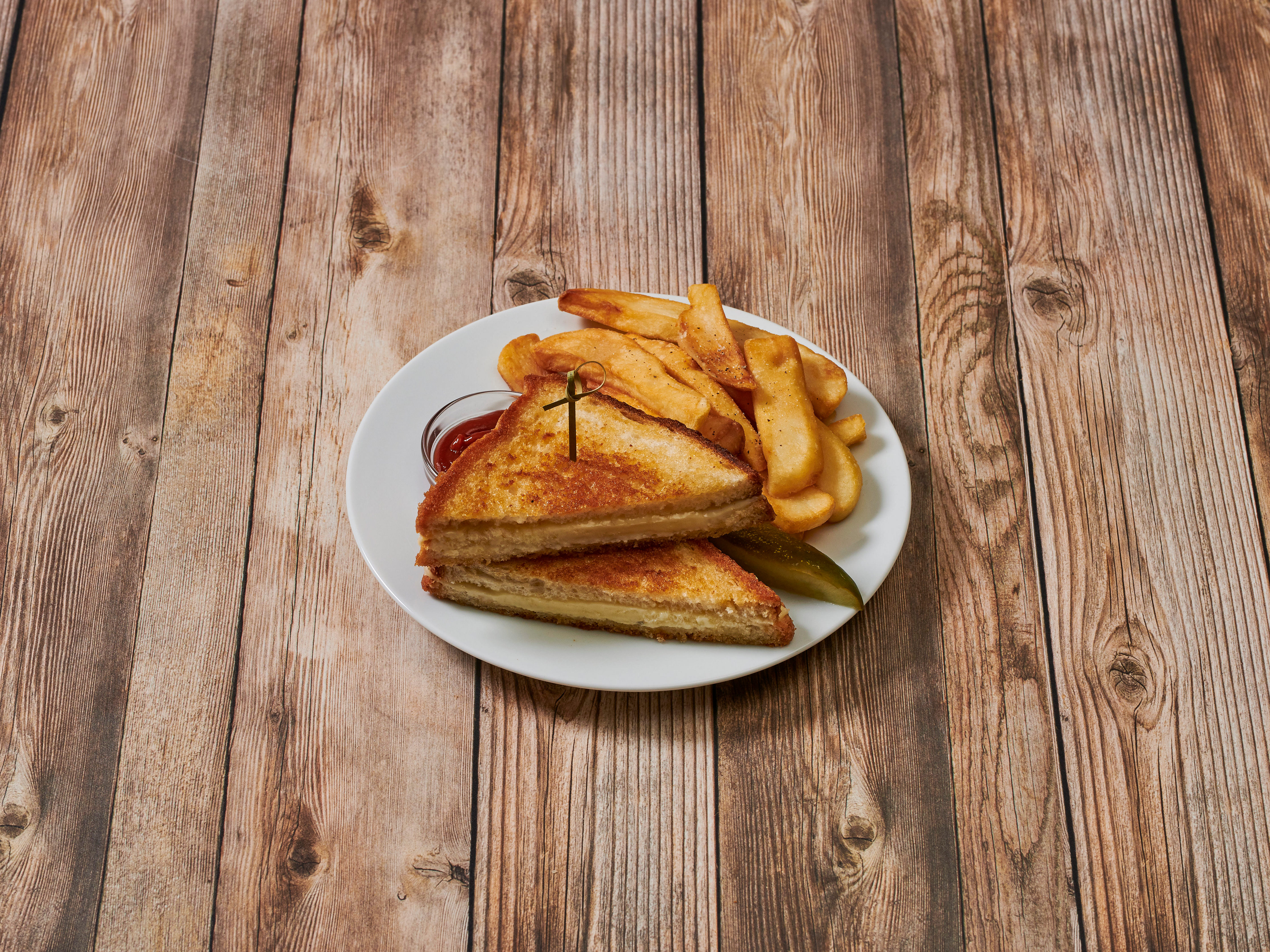 Order Kids Grilled Cheese with Fries food online from Tina's Pizza & Italian store, Hamilton on bringmethat.com
