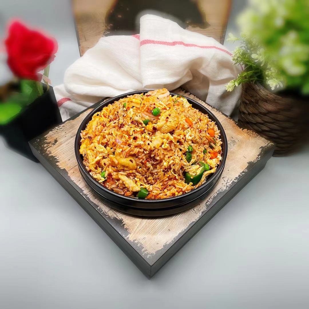 Order 辣妹子炒饭  Spicy combination fried rice  food online from Fashion Wok store, Foster City on bringmethat.com