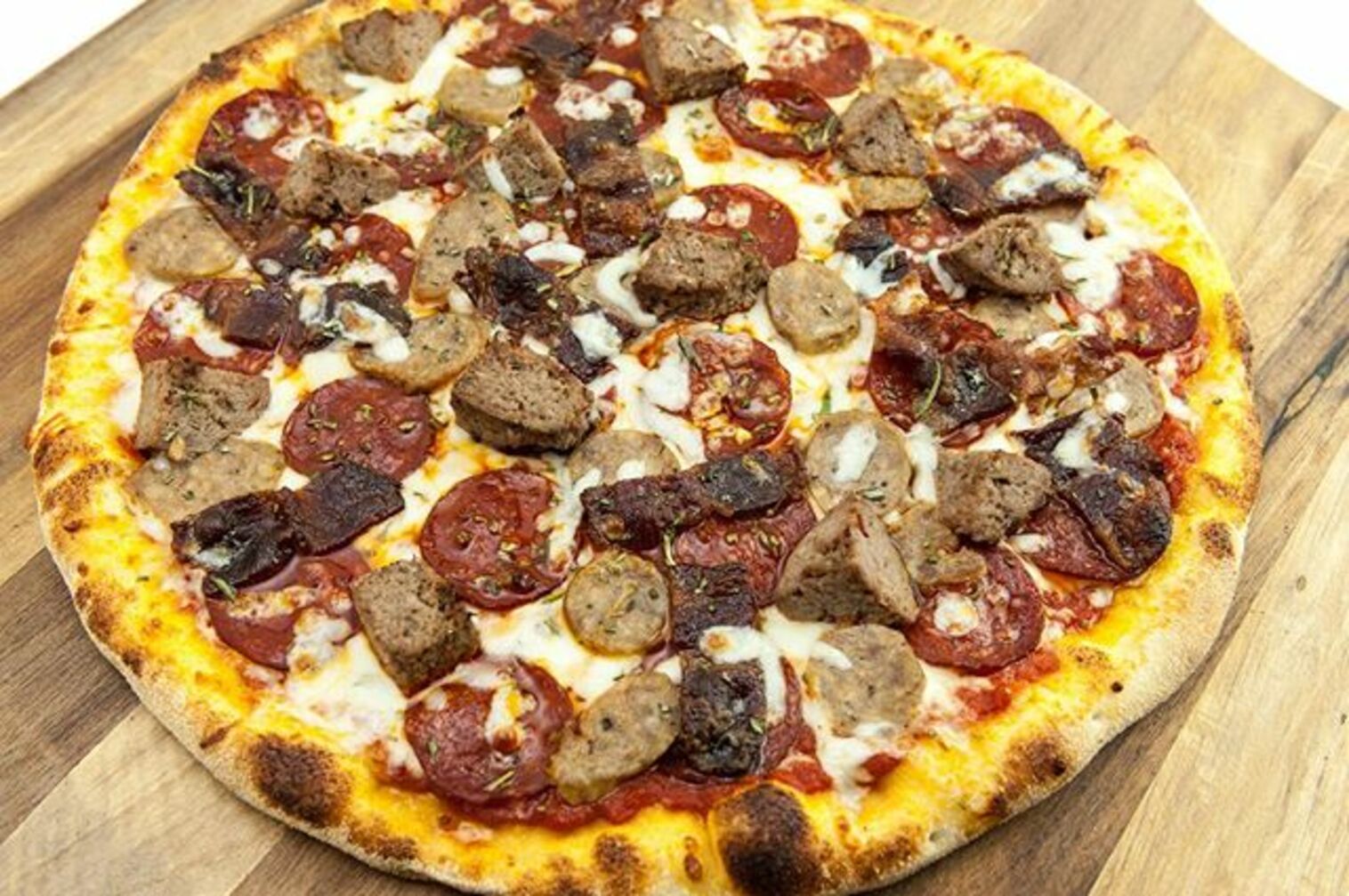 Order Quattro Carne Pizza food online from Stone Hot Pizza store, Alexandria on bringmethat.com