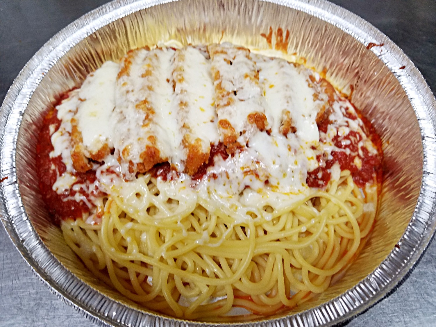 Order Chicken Parmesan Dinner food online from Numero Uno Pizza store, Lawndale on bringmethat.com