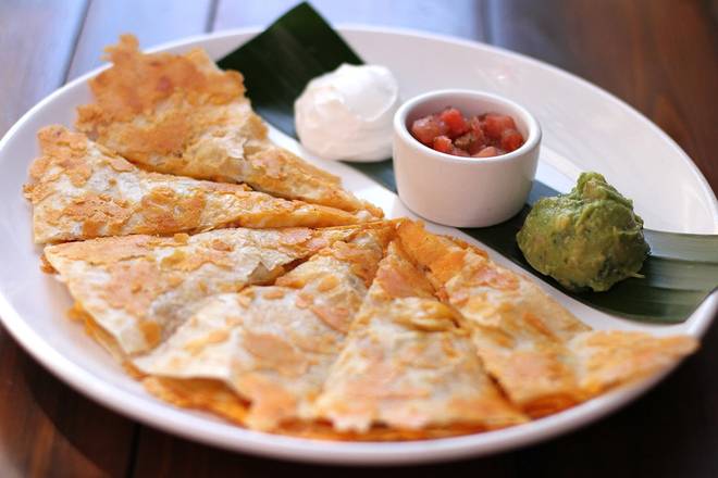 Order Chipotle Chicken Quesadilla food online from Lazy Dog Restaurant & Bar store, Montclair on bringmethat.com
