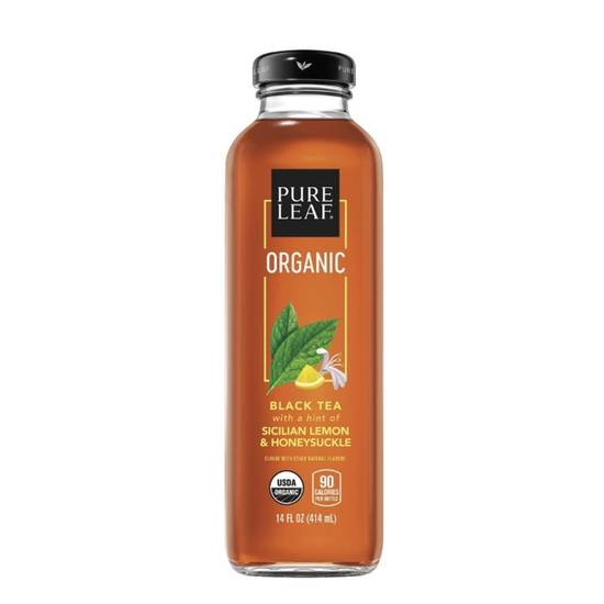 Order Pure Leaf Organic Black Tea w/ Lemon & Honeysuckle food online from Beyond Juicery + Eatery store, Troy on bringmethat.com